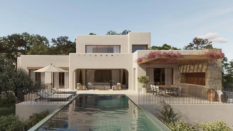Luxury Ibizan Style Villa in La Fustera (Benissa Costa) Just 1 km from the Beach