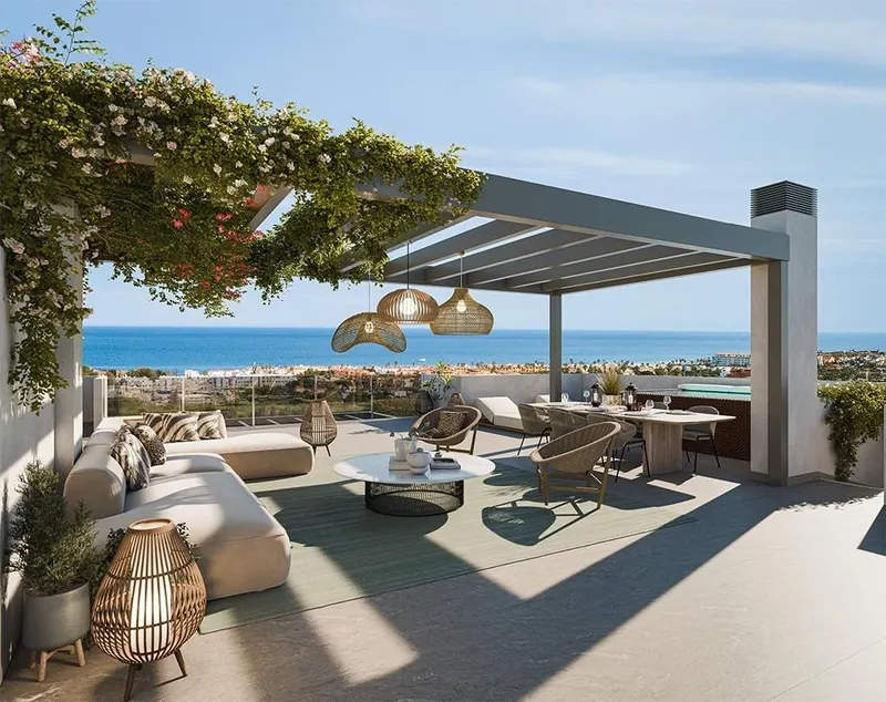 New Build Apartments for Sale in Doña Julia Golf, Casares Costa