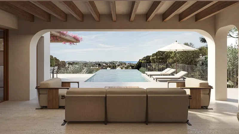 Luxury Ibizan Style Villa in La Fustera (Benissa Costa) Just 1 km from the Beach