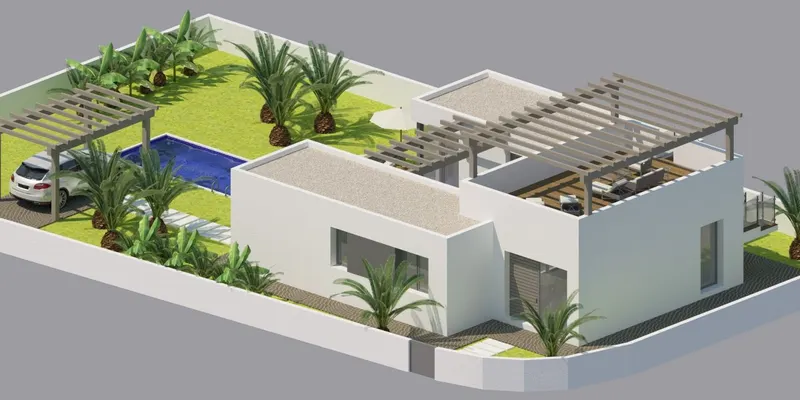 VILLAS MODERNAS DE OBRA NUEVA EN BENIJOFAR