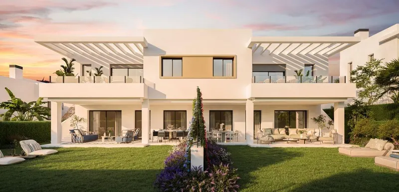 New Build Semi Detached Homes in Estepona Golf Close to the Beach and Golf Course