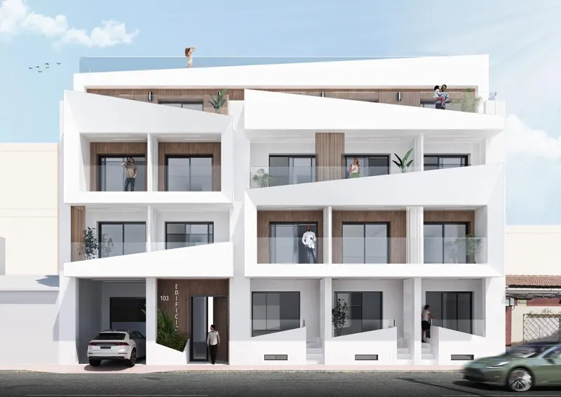 Nowoczesne apartamenty zaledwie 250 m od plaży El Cura w Torrevieja