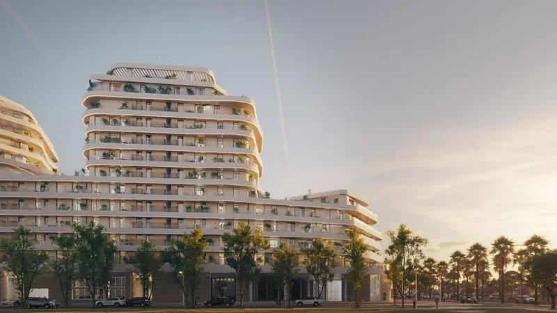 Residencias de lujo frente al mar en Málaga ciudad con vistas panorámicas al mar