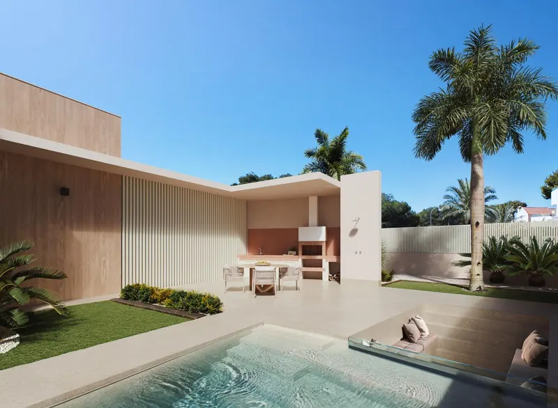 Villas de lujo de nueva construcción con vistas al mar en Dehesa de Campoamor, Costa Blanca Sur