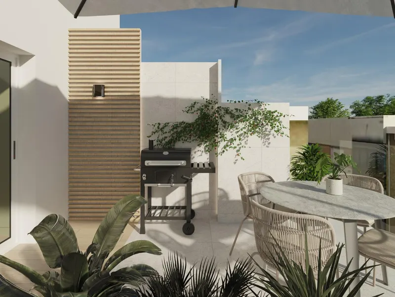 Apartamentos de nueva construcción cerca de la playa en el centro de Guardamar del Segura