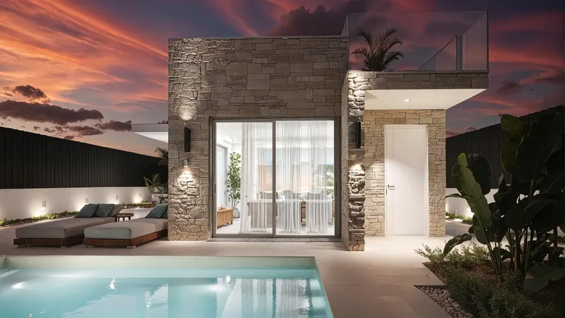Exclusive New Build Villas with Private Pool Near the Beach in Los Alcazares