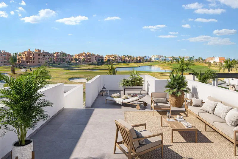 Nowy kompleks mieszkaniowy w pobliżu pola golfowego Serena i Mar Menor w Los Alcazares