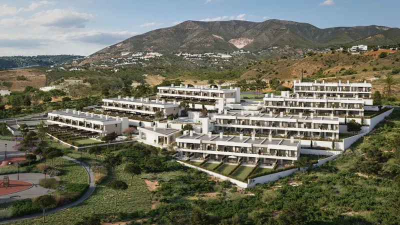 Adosados de lujo de nueva construcción con vistas al mar en El Higuerón, Fuengirola