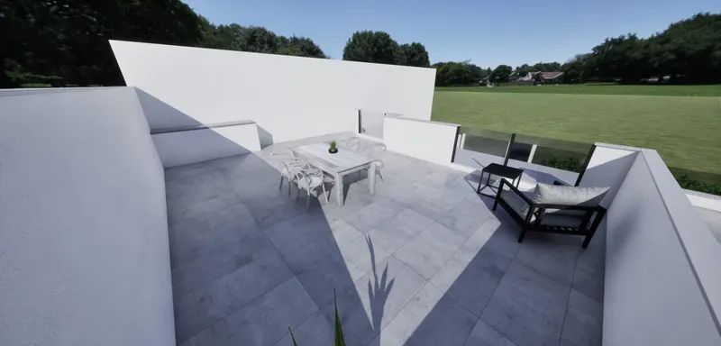 Villas adosadas de nueva construcción en esquina a la venta en Torre Pacheco con piscina privada y solárium