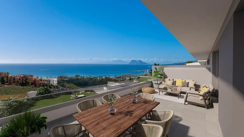NEW BUILD TOWNHOUSES WITH THE SEA VIEWS IN MANILVA