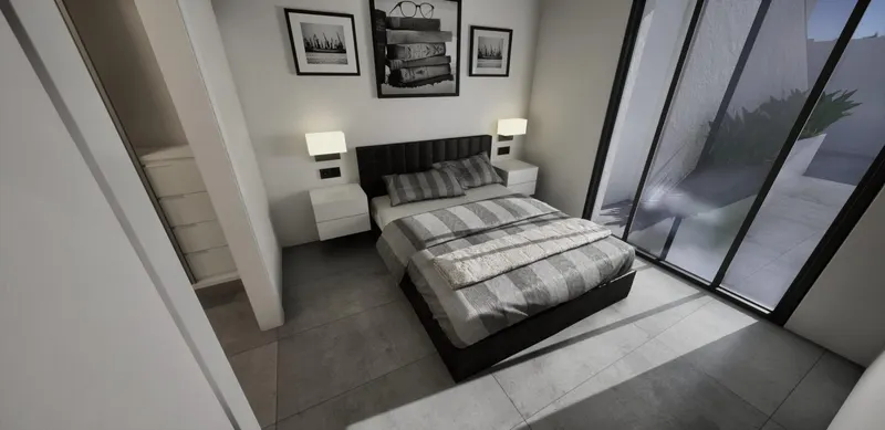 Villas adosadas de nueva construcción en esquina a la venta en Torre Pacheco con piscina privada y solárium