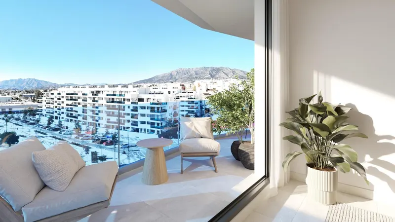 Modernos apartamentos de un dormitorio en Mijas Costa