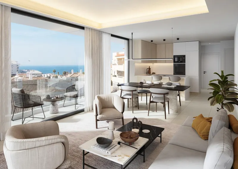 New Build Apartments with Sea Views in Torreblanca del Sol, Fuengirola