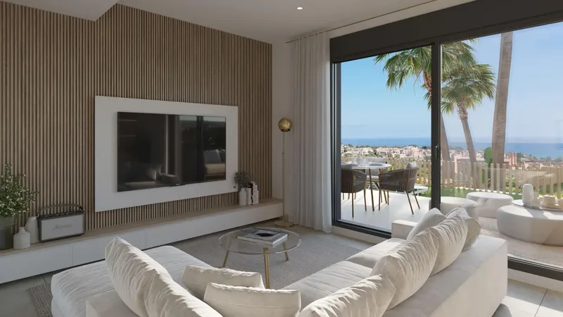 Adosados de nueva construcción con impresionantes vistas al mar en Manilva