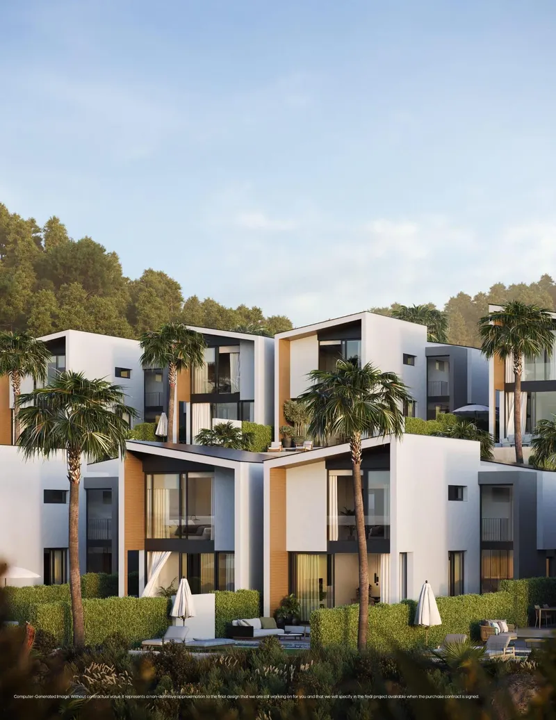 VILLAS DE OBRA NUEVA CON VISTAS AL MAR EN LA CALA DE MIJAS