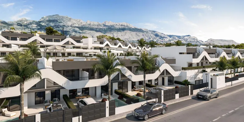 Apartamentos de nueva construcción con vistas abiertas en Alfaz del Pi