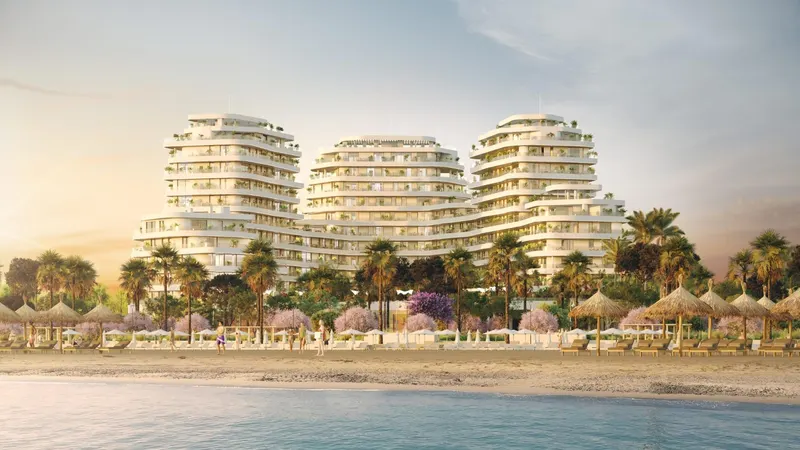 Residencias de lujo frente al mar en Málaga ciudad con vistas panorámicas al mar