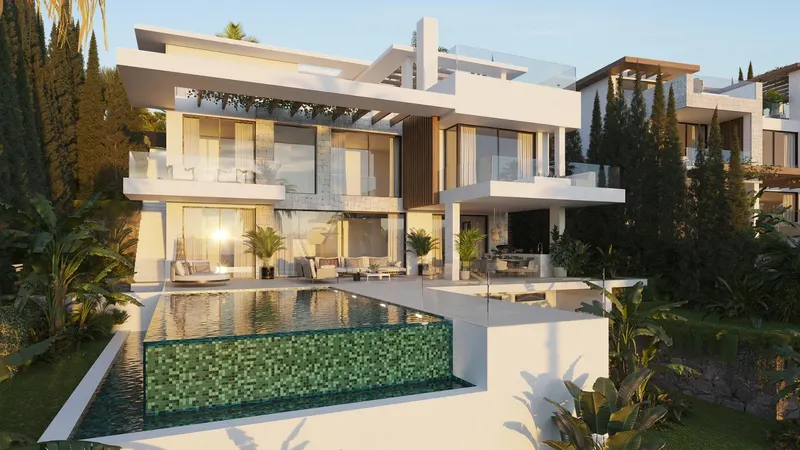 VILLA DE LUJO DE OBRA NUEVA CERCA DE ESTEPONA