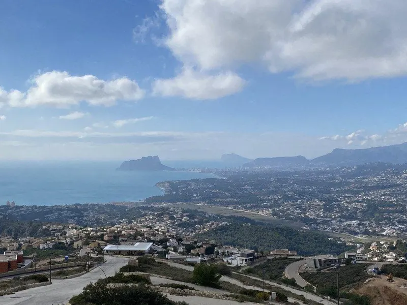 Willa z widokiem na morze w Cumbre del Sol, na północnej Costa Blanca