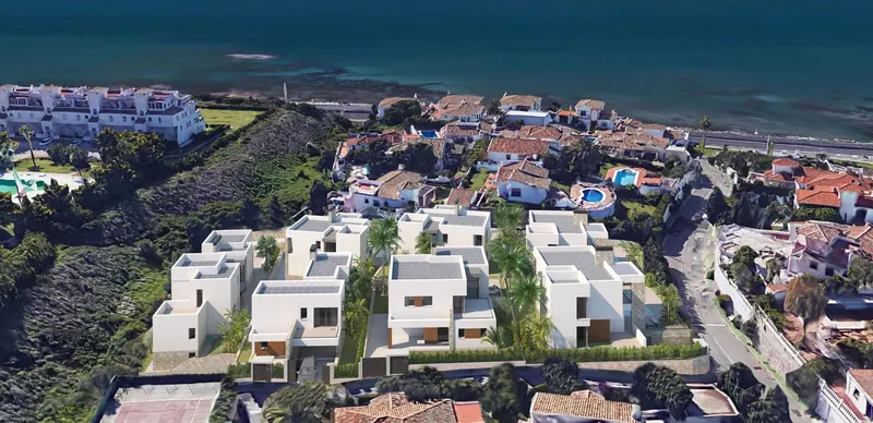Ekskluzywne nowe wille na sprzedaż w Las Farolas, Mijas Costa
