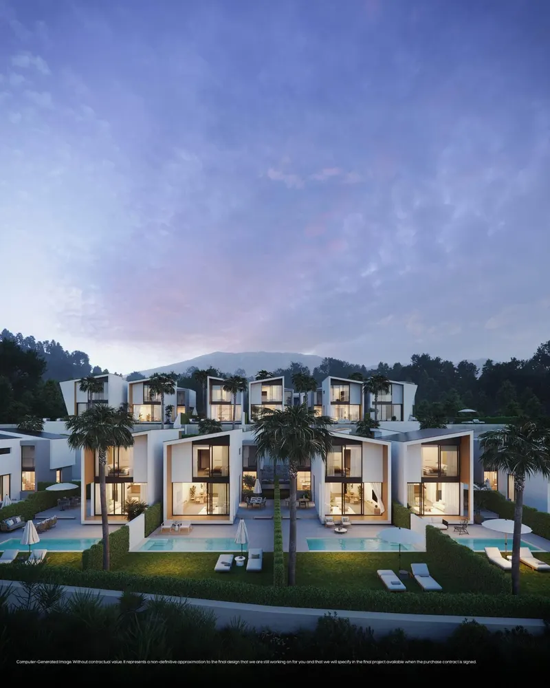 VILLAS DE OBRA NUEVA CON VISTAS AL MAR EN LA CALA DE MIJAS