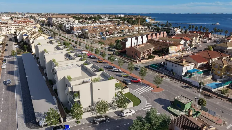 Apartamentos de nueva construcción a 250 m de la playa de Los Narejos, en Los Alcázares
