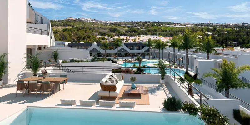 Apartamentos de nueva construcción con vistas abiertas en Alfaz del Pi