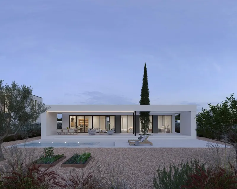Exclusive villas with private pools at Hacienda del Álamo Golf Resort, Costa Cálida