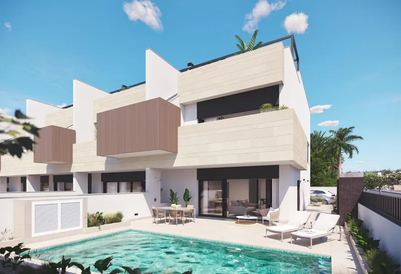 Promoción boutique de viviendas con piscina privada en Pilar de la Horadada