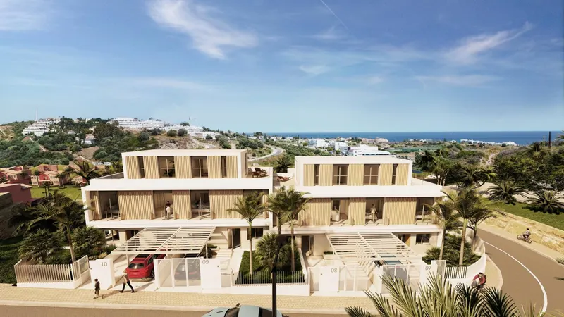 VILLAS ADOSADAS CON VISTAS AL MAR Y JUNTO AL CAMPO DE GOLF
