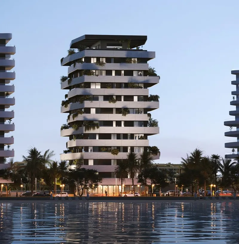 Modern New Build Apartments on the Beachfront in Malaga