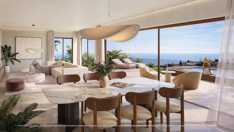 Luxury New Build Townhouses for Sale in Las Lomas del Higueron with Sea Views and Private Pools