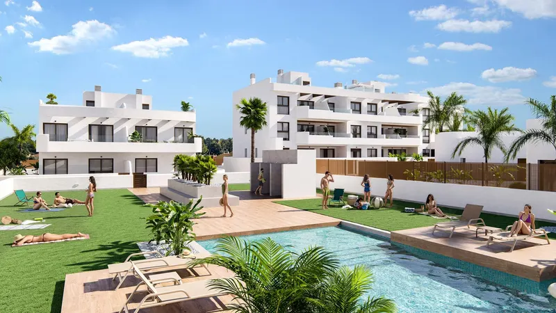 Nowy kompleks mieszkaniowy w pobliżu pola golfowego Serena i Mar Menor w Los Alcazares