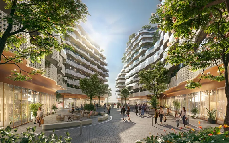 Luksusowe, nowo wybudowane apartamenty w centrum Gibraltaru z widokiem na marinę i Skałę