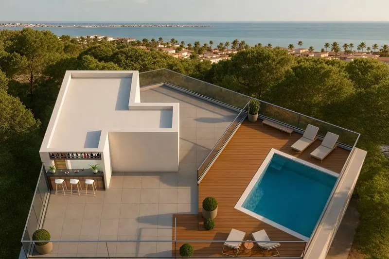 Nowe apartamenty turystyczne w pobliżu plaży w Lo Pagan, San Pedro del Pinatar