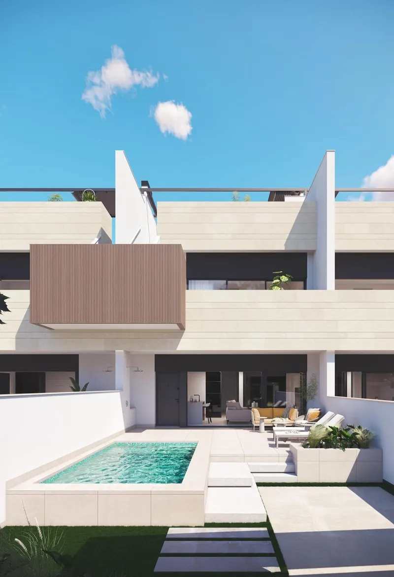 Promoción boutique de viviendas con piscina privada en Pilar de la Horadada