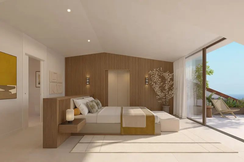 Apartamentos boutique de nueva construcción con vistas al mar en Torremuelle, Benalmádena