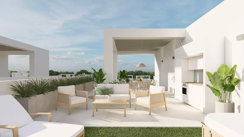 New Build Resort Apartments at La Serena Golf-Los Alcazares Near the Beach