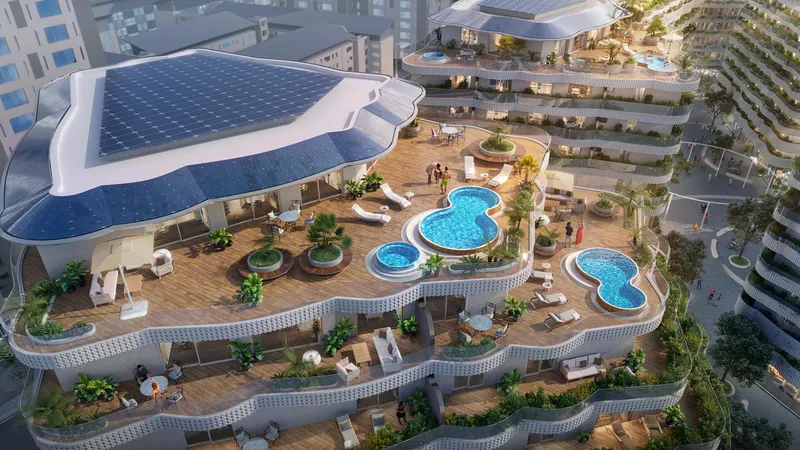 Luksusowe, nowo wybudowane apartamenty w centrum Gibraltaru z widokiem na marinę i Skałę