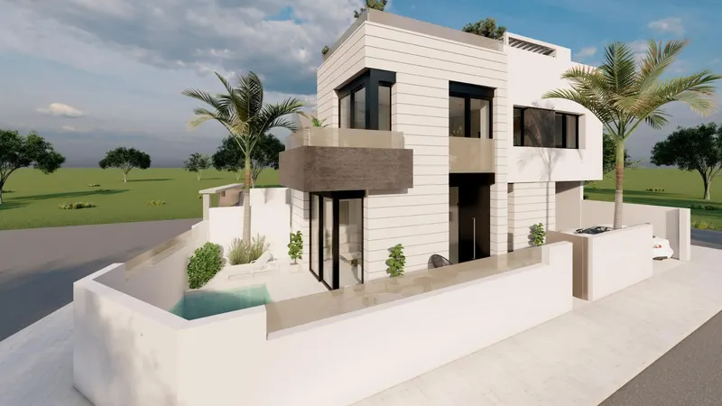 Ekskluzywne nowe bungalowy z prywatnym basenem w Pilar de la Horadada