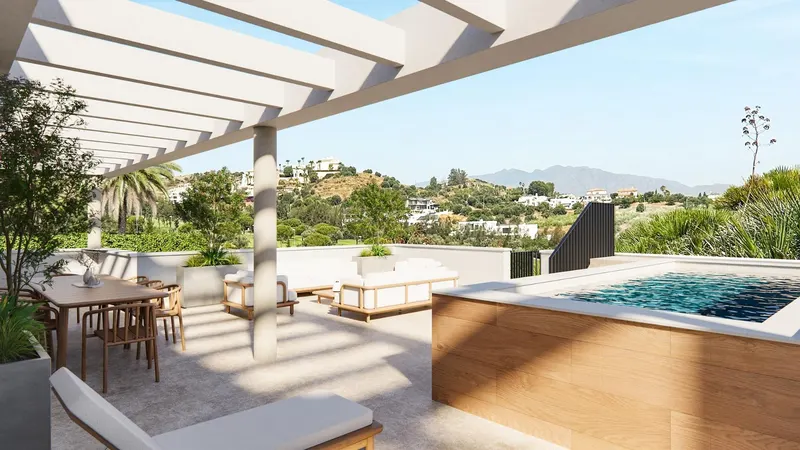 Adosados y chalés adosados de nueva construcción exclusivos en Cerrado del Águila, Mijas Costa
