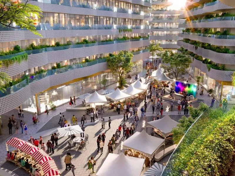 Luksusowe, nowo wybudowane apartamenty w centrum Gibraltaru z widokiem na marinę i Skałę