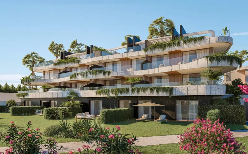 Luksusowe mieszkania na parterze i penthouse’y w nowym osiedlu Elviria Hills we wschodniej części Marbelli