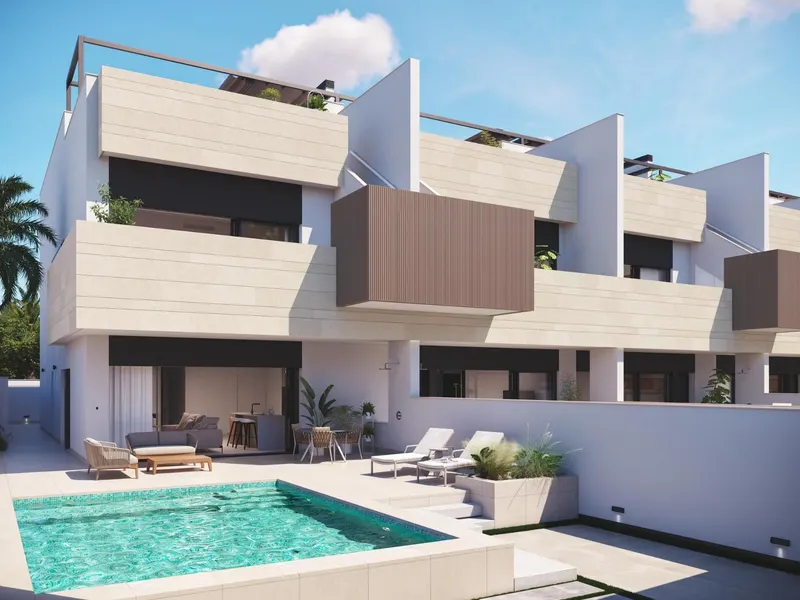 Promoción boutique de viviendas con piscina privada en Pilar de la Horadada
