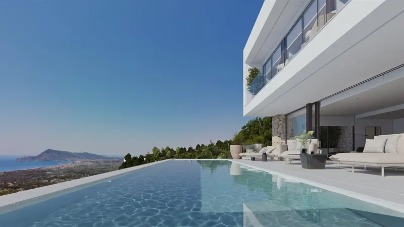 Exclusive contemporary-style villa in Sierra de Altea (Northern Costa Blanca).