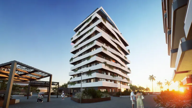Modern New Build Apartments on the Beachfront in Malaga