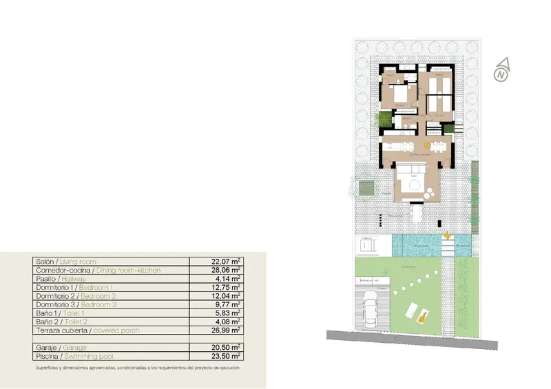 VILLAS DE OBRA NUEVA EN SAN FULGENCIO