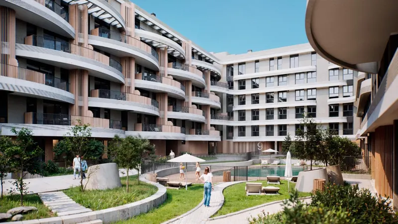 Apartamentos de nueva construcción de estilo contemporáneo en Málaga con servicios de primera calidad y diseño sostenible