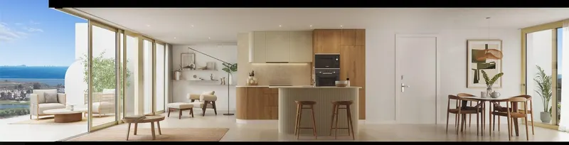 Complejo residencial de nueva construcción en Los Alcázares, en primera línea del campo de golf Serena