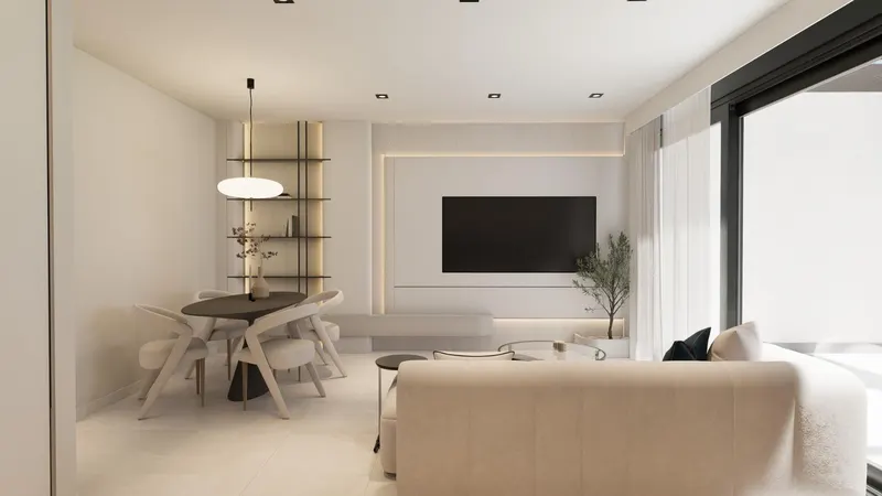 Nowe bungalowy z ogrodem lub solarium w pobliżu plaży w Pilar de la Horadada